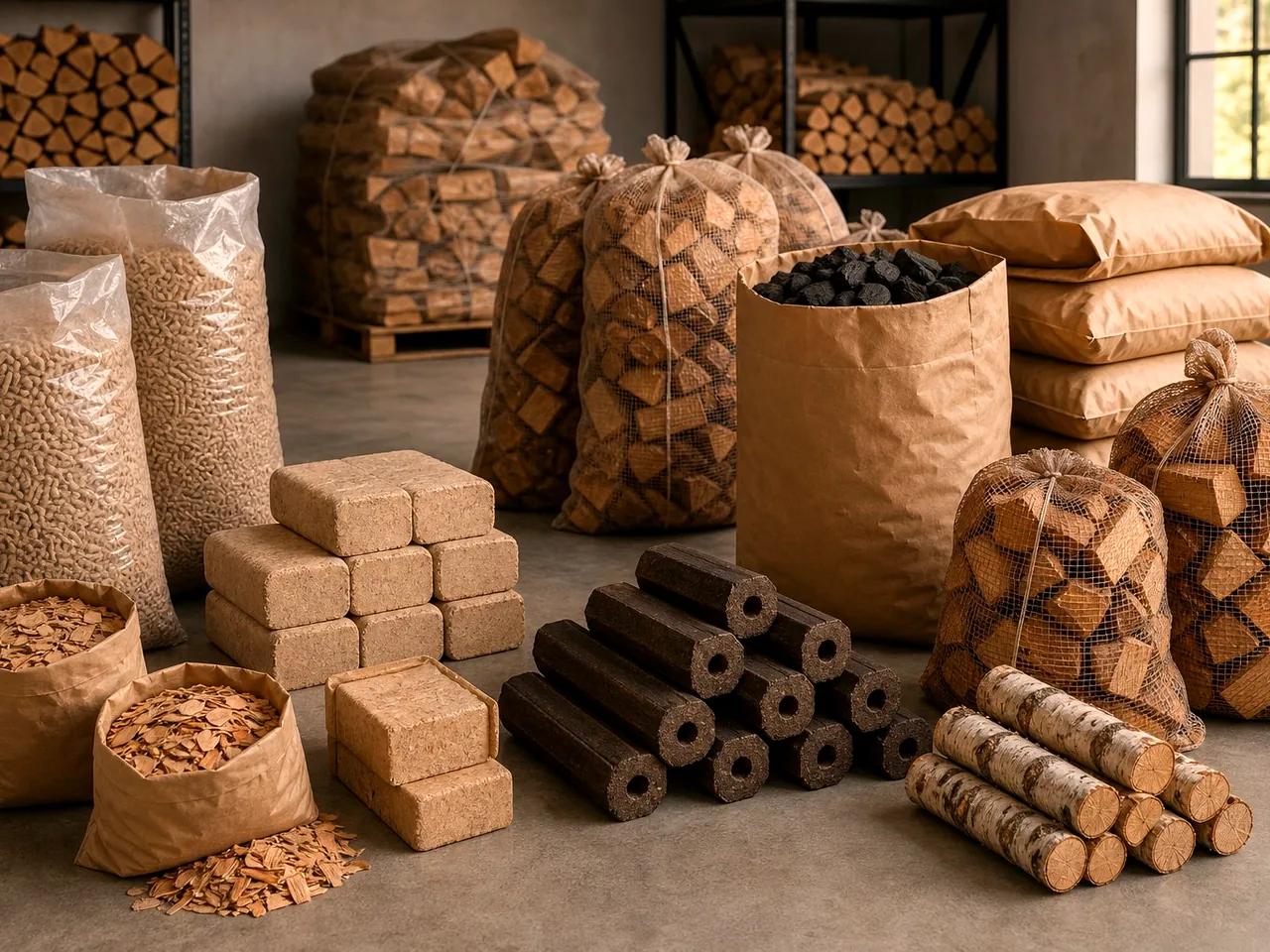 Топливные брикеты RUF из берёзы в Нижнекамске